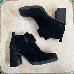 Via Spiga vintage suede chunky ankle boots